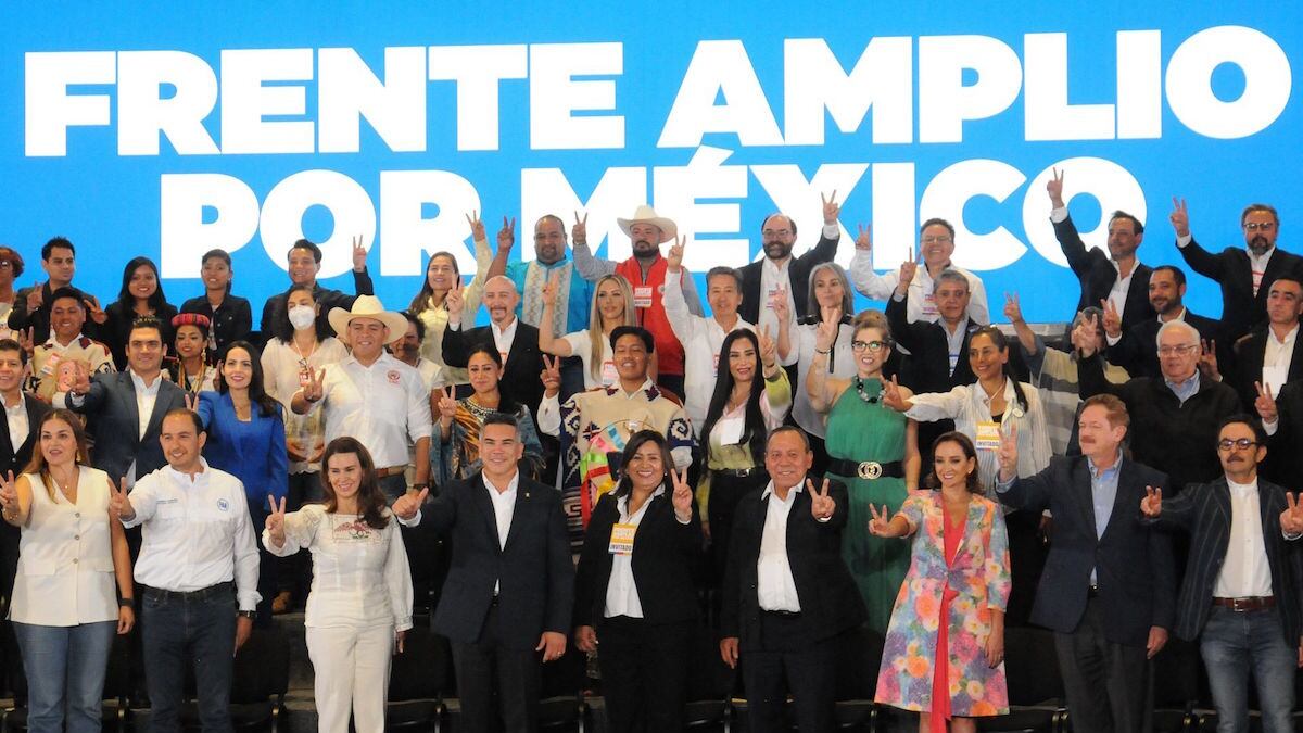 Se agruparon en el Frente Amplio por México para luchar por la presidencia. (Cuartoscuro)