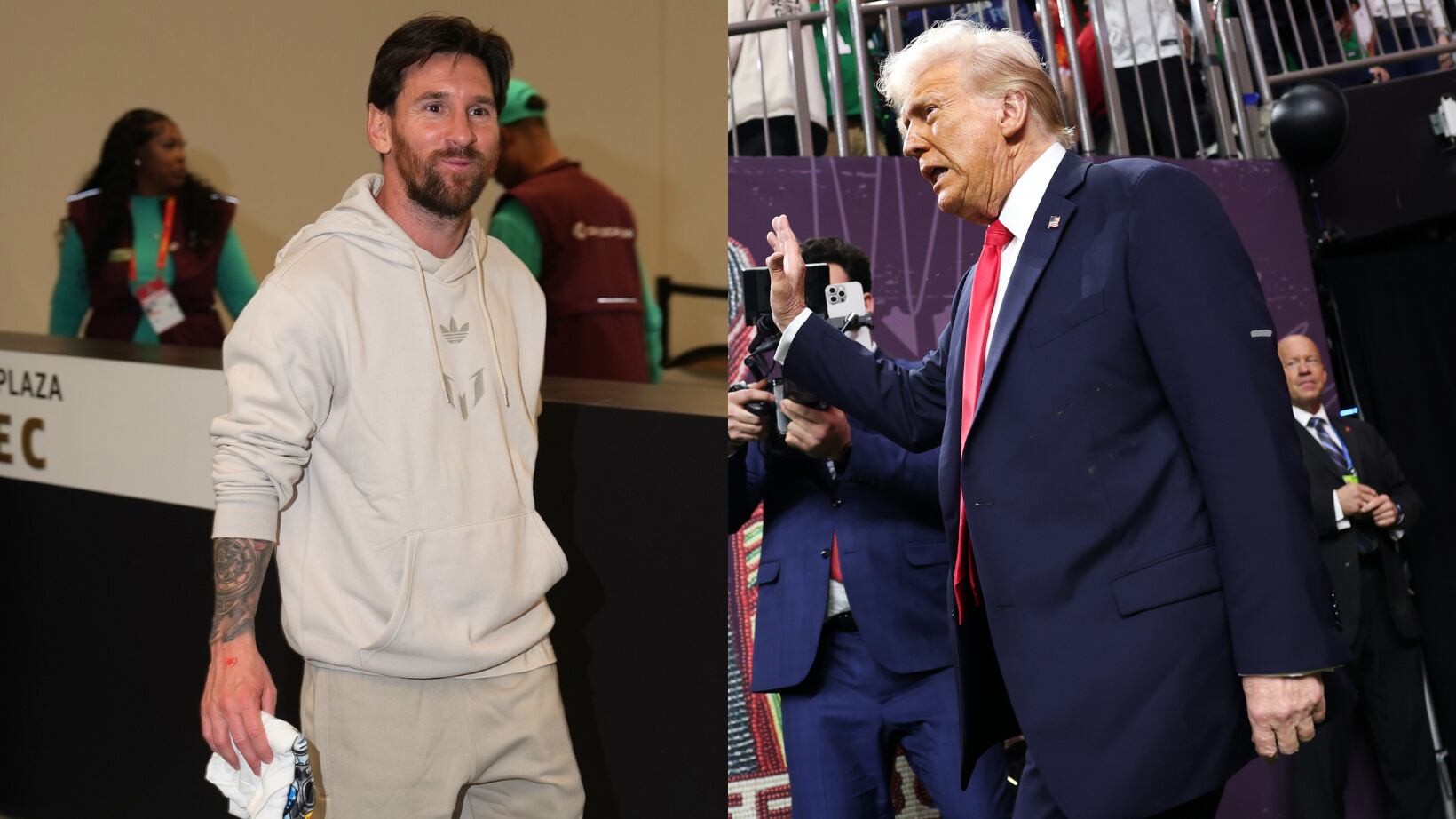 Messi y Donald Trump, entre las figuras que acudieron al Super Bowl LIX.
