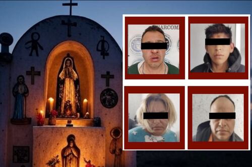 ¿Ofrenda para la Santa Muerte? Secta satánica asesina a dos agentes en Hidalgo