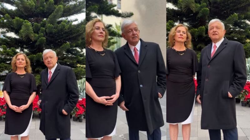 Mensaje de AMLO y su esposa por Nochebuena y Navidad 2023