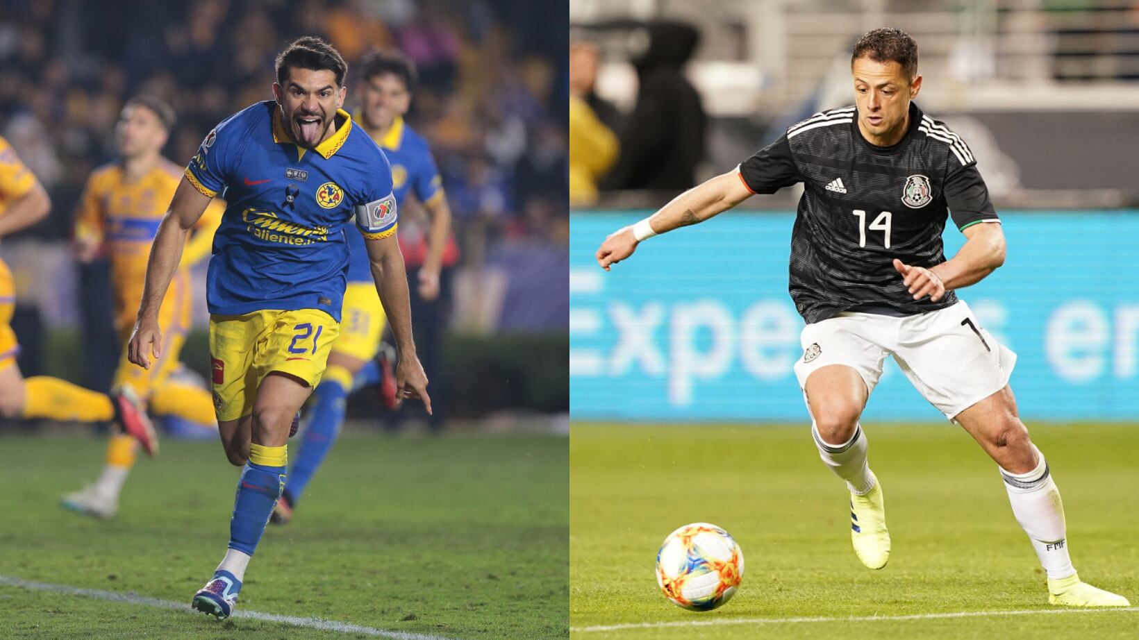 Henry Martín y Chicharito Hernández son dos de los mejores goleadores mexicanos en la última década.