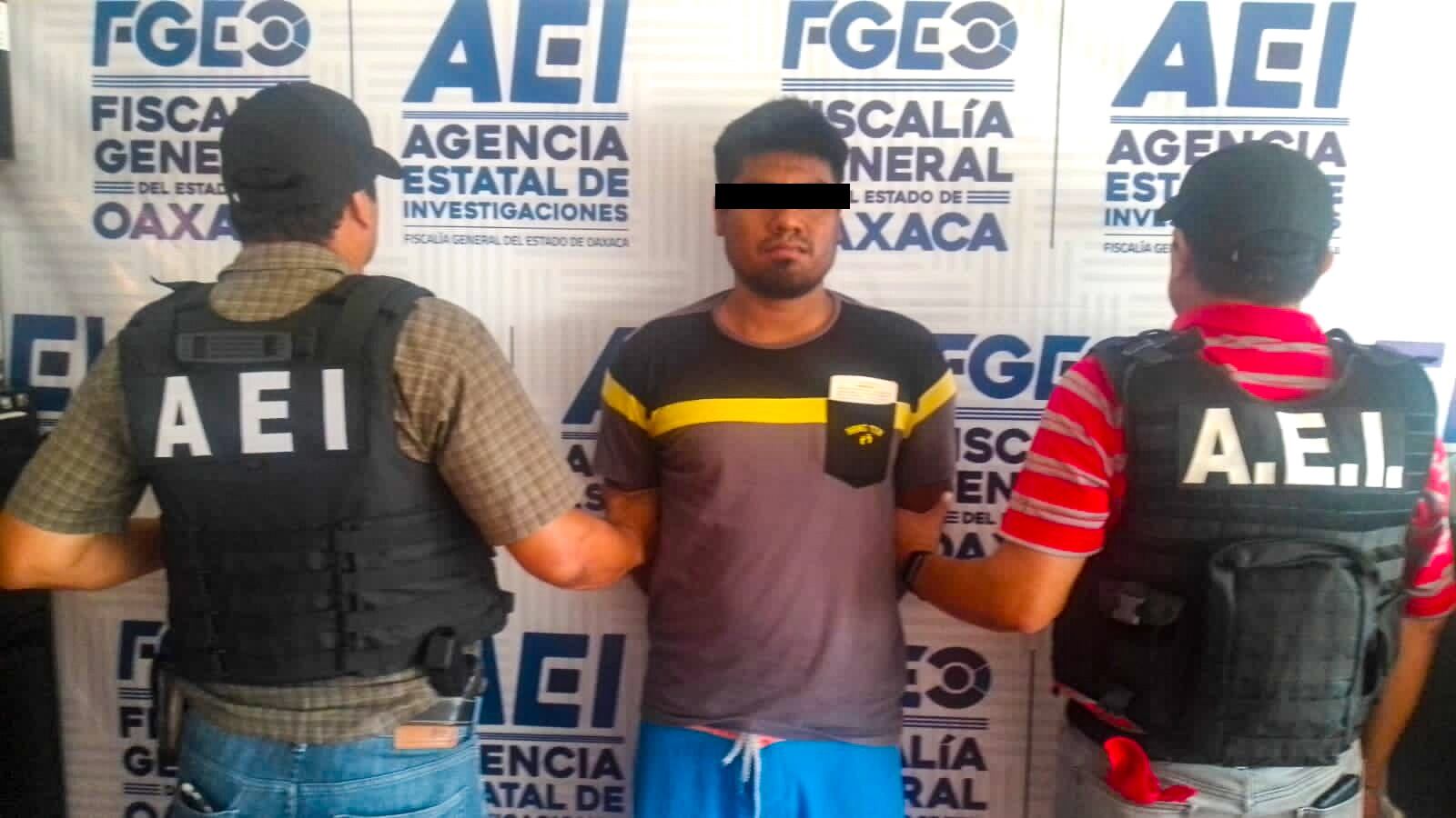 El hombre detenido fue identificado como M. O. S. L.