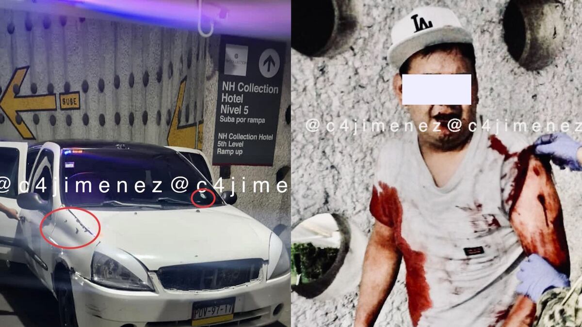 Los disparos iniciaron después de que el auto con vidrios polarizados no se detuvo. (Especial)