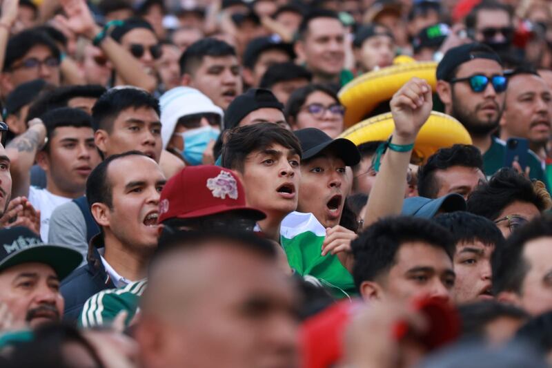 Así se vive el Arabia Saudita contra México en el Fan Fest