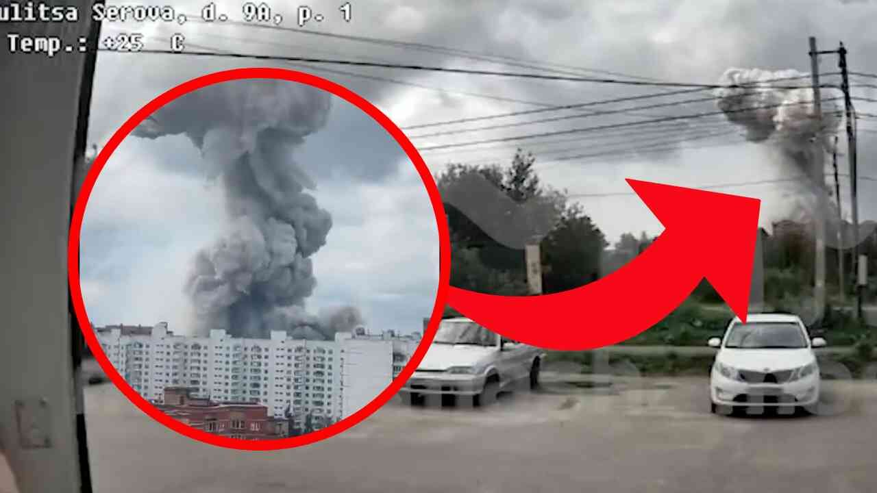 Explosión en fábrica de Moscú