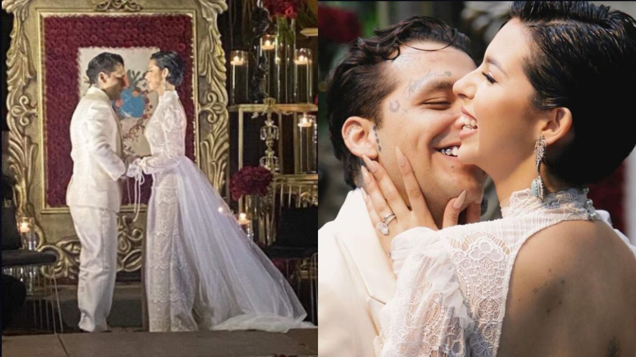 Christian Nodal y Ángela Aguilar