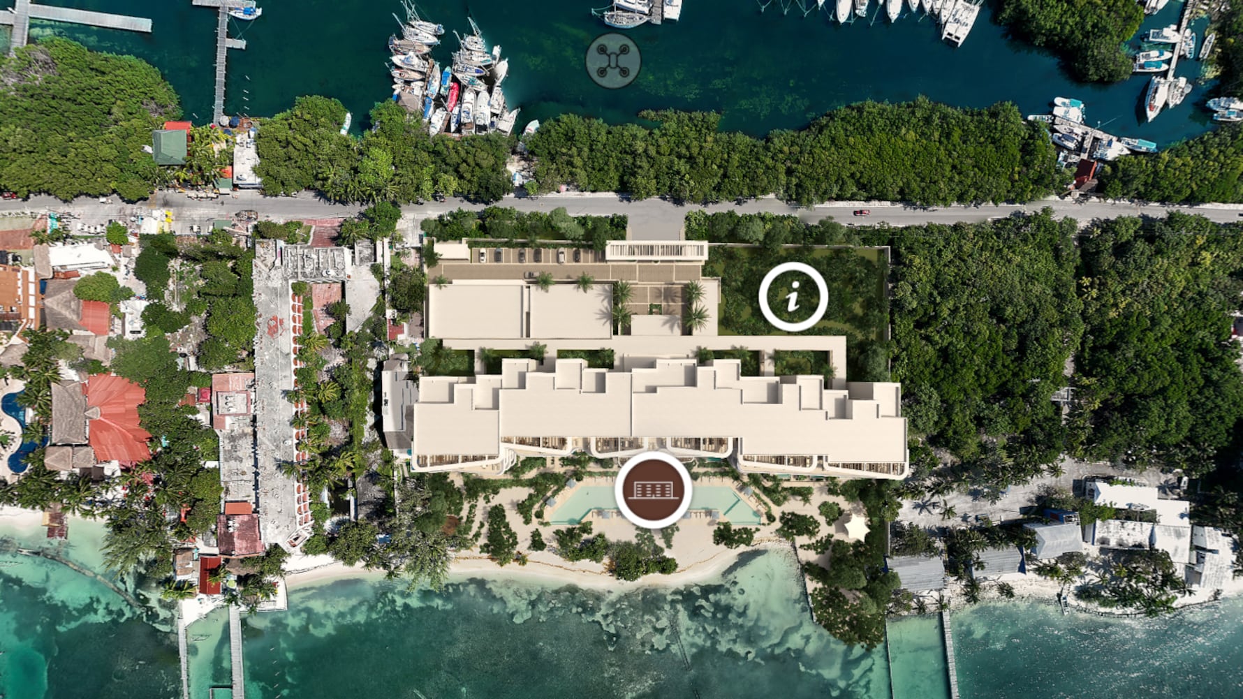 Apenas el 20% de la costa de la isla está libre de edificaciones