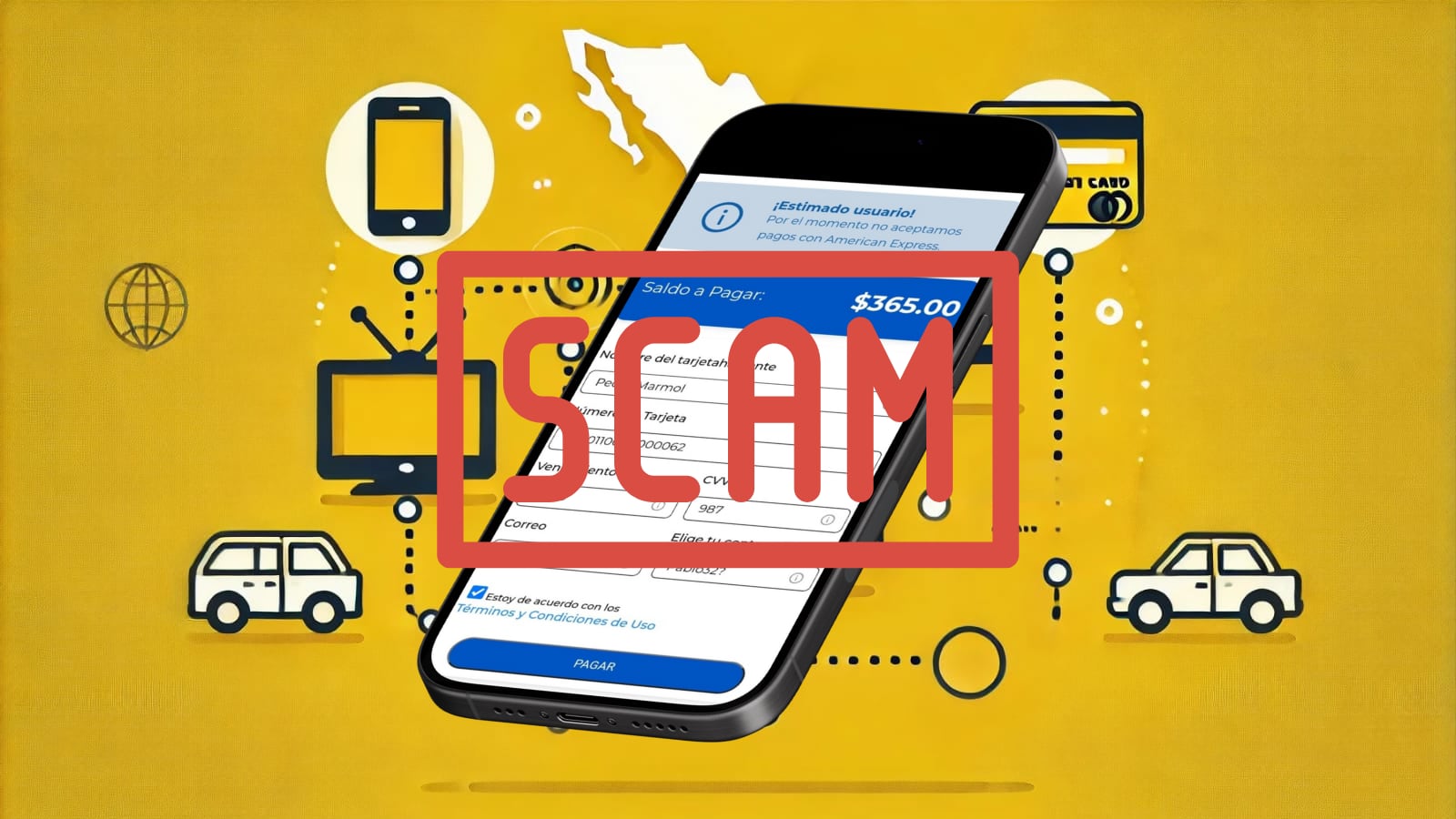 Los cibercriminales usan phishing a través de SMS masivos, suplantando plataformas oficiales para robar información financiera de las víctimas.