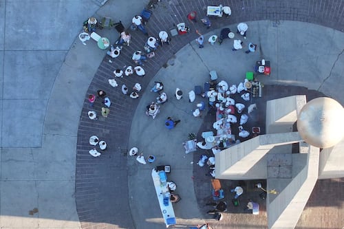 Mientras miles protestan contra Maru Campos, la movilización contra Marina del Pilar apenas reúne decenas