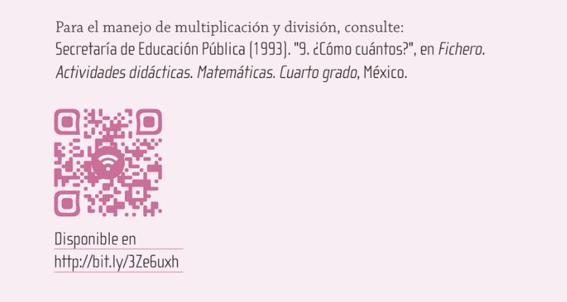 Código QR en el libro Nuestros Saberes de Cuarto año de Primaria (SEP)