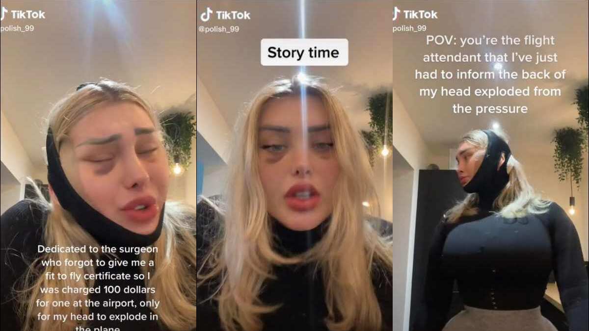 La joven relató la desagradable situación en TikTok