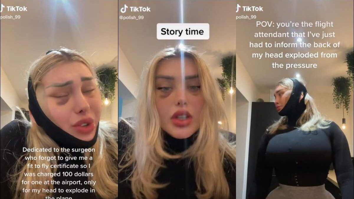 La joven relató la desagradable situación en TikTok