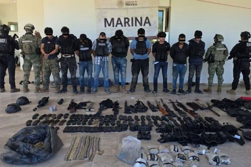 Golpe al narco: Capturan a 9 del Cártel de los Beltrán Leyva tras tiroteo con la Marina