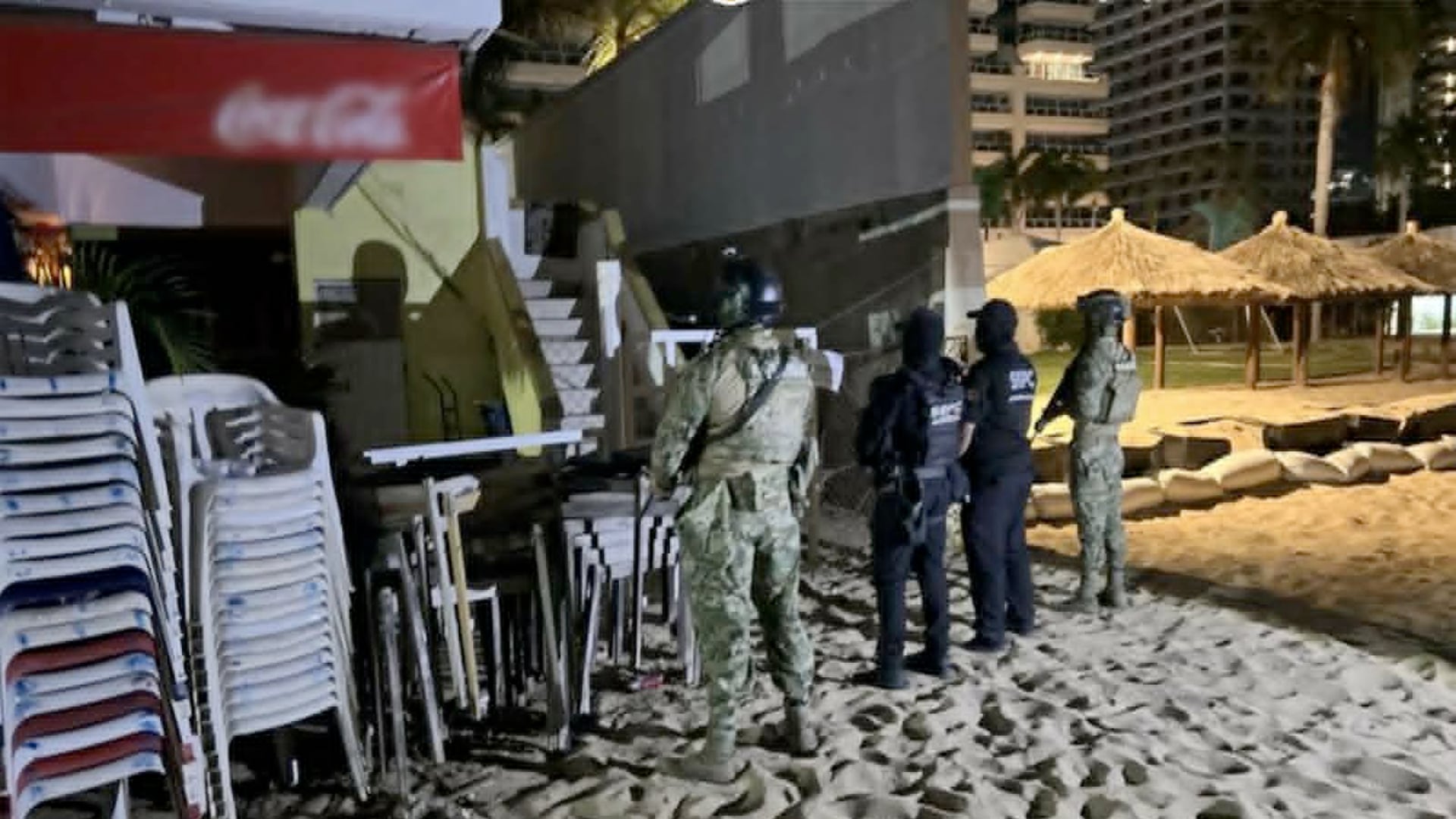 En las acciones en Acapulco participaron elementos de SSPC, FGR, Semar y autoridades locales
