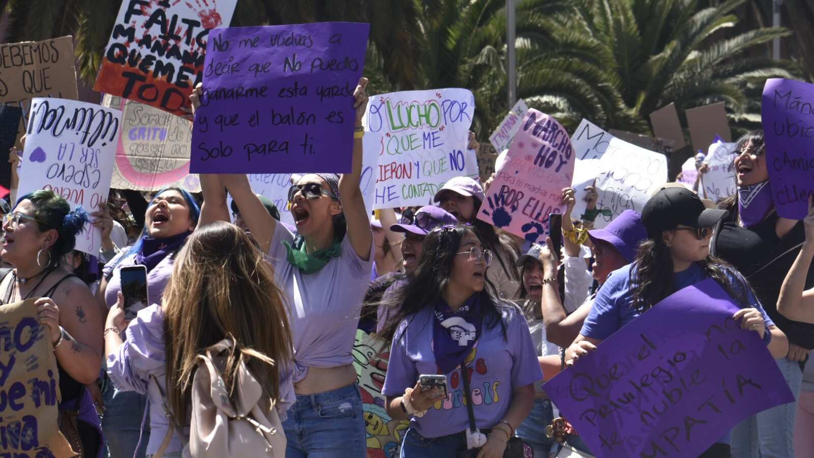 Marcha 8M 2024 en CDMX por el Día Internacional de la Mujer