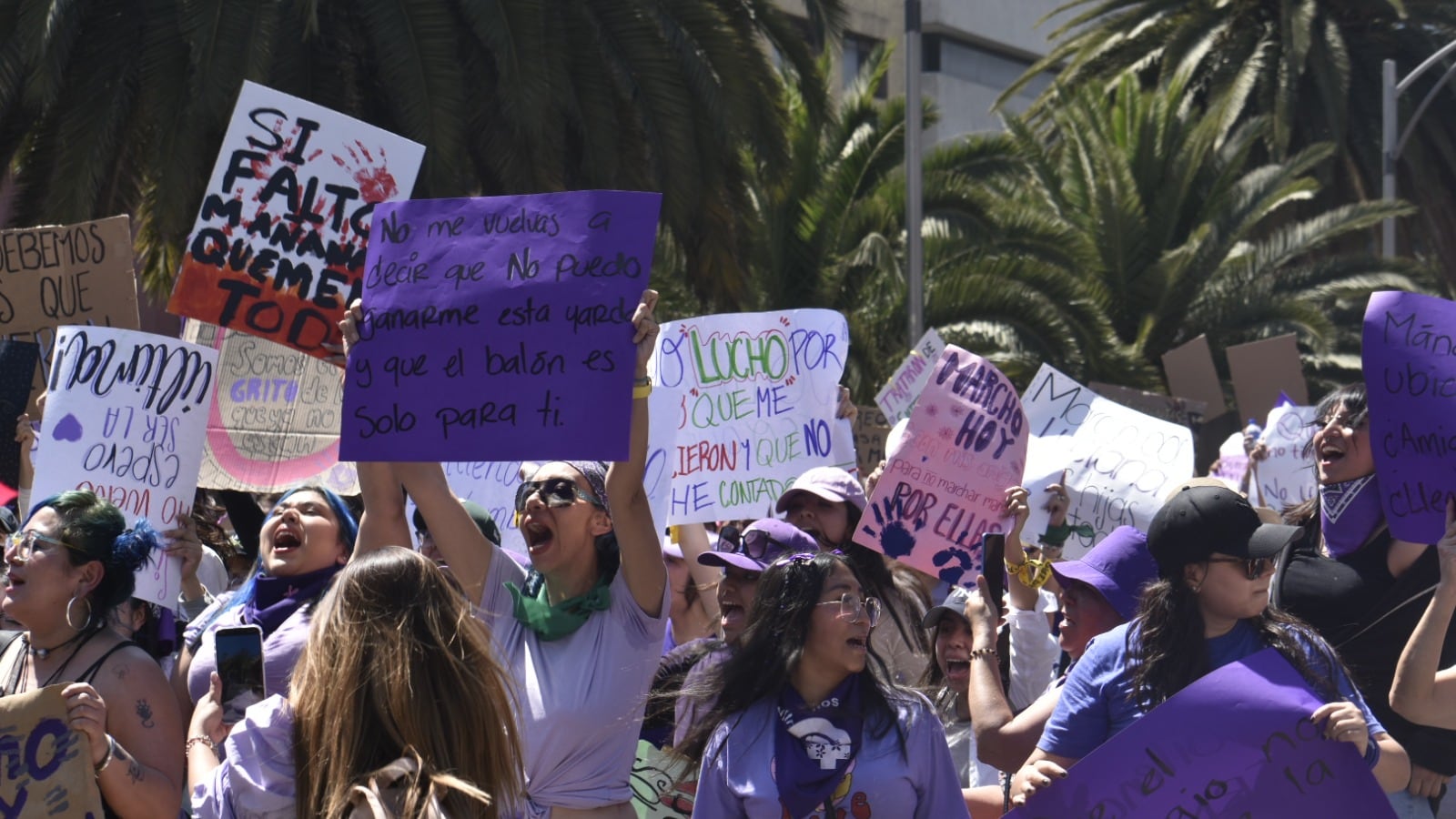 Marcha 8M 2024 en CDMX por el Día Internacional de la Mujer