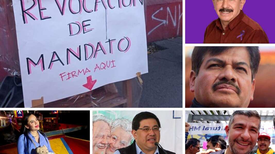 Al menos seis alcaldes podrían ser sometidos al proceso de revocación de mandato en la CDMX.