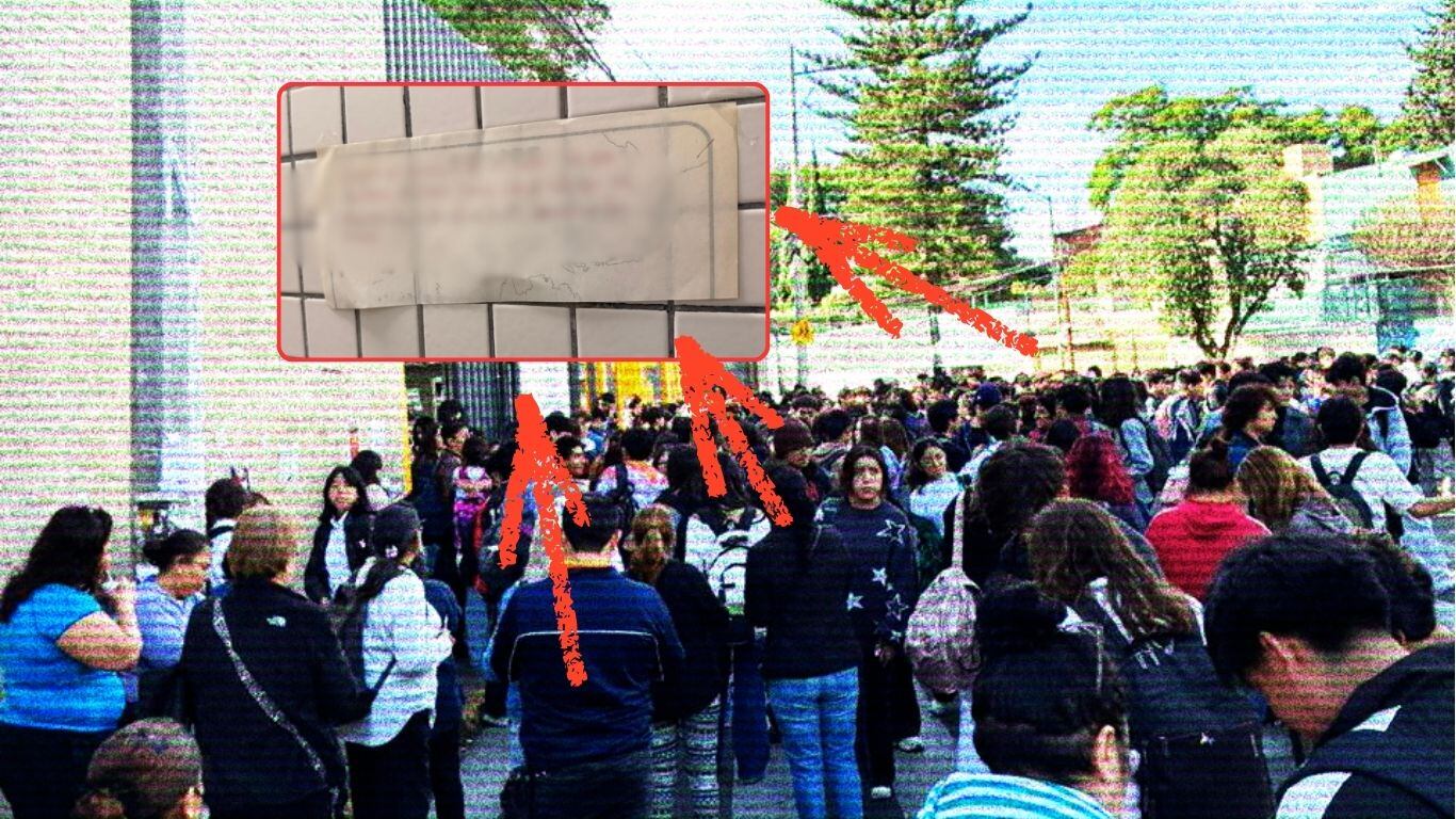 Mensaje de bomba en la prepa 6