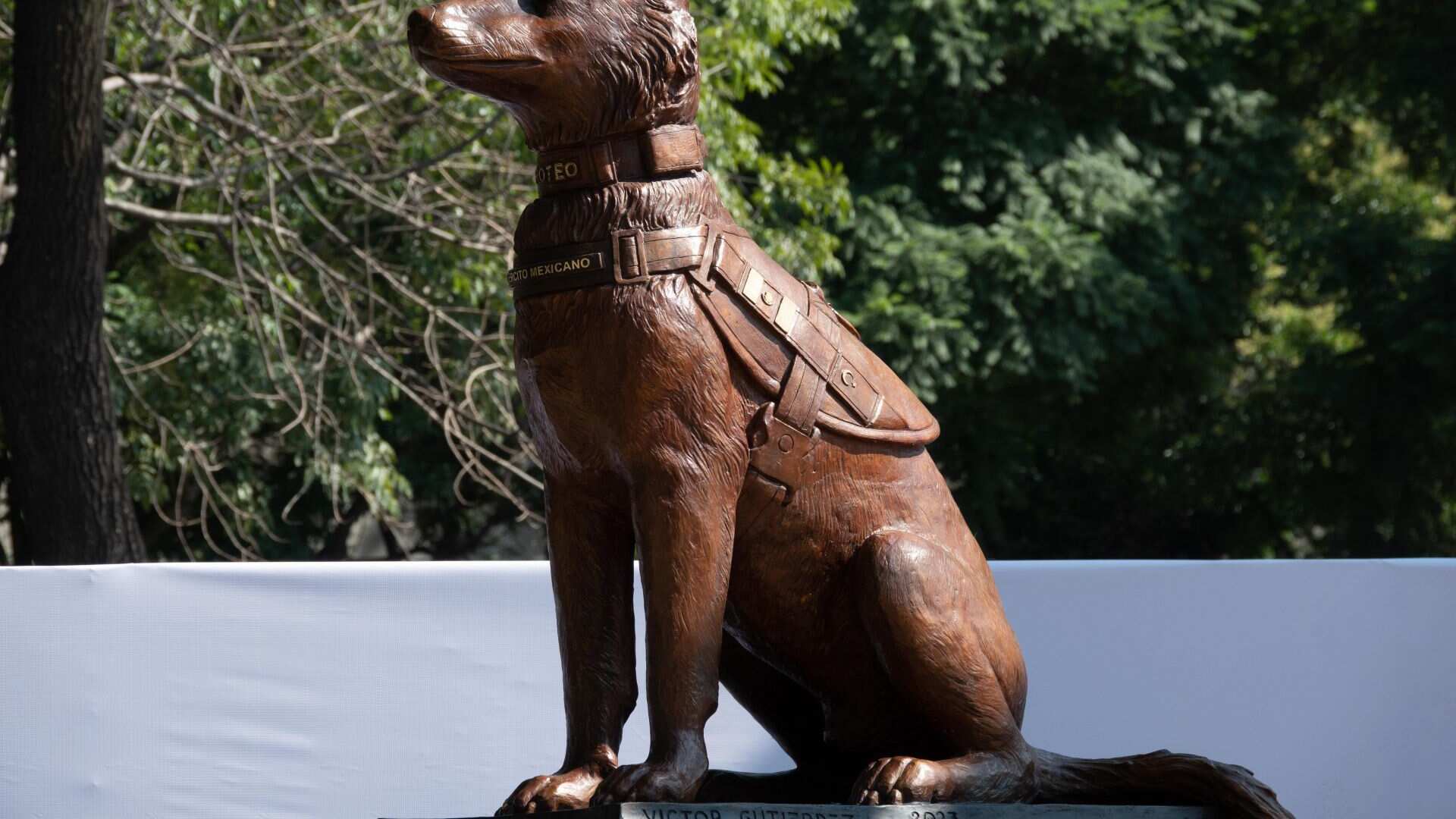 Estatua de 'Proteo' en Campo Marte.