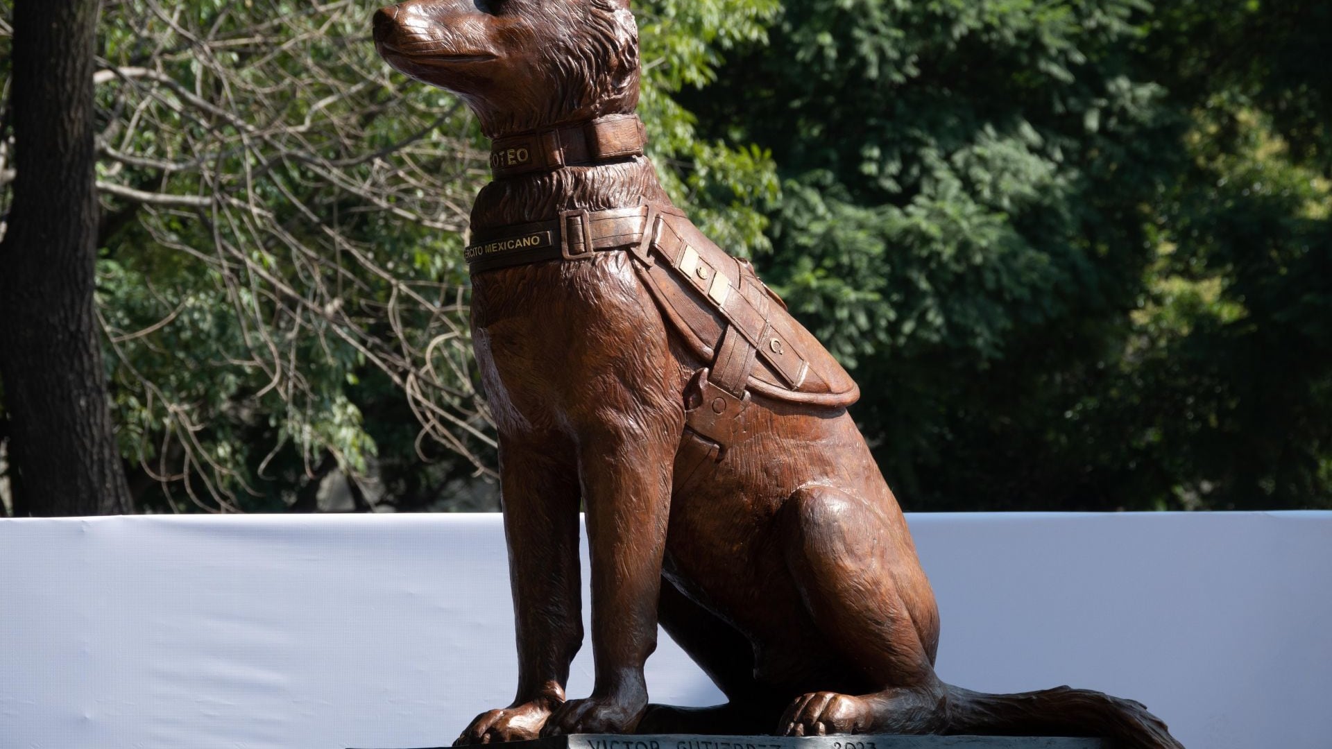 Estatua de 'Proteo' en Campo Marte.