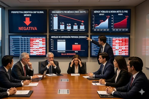 S&P baja perspectiva de México: prende alerta por deuda y bajo crecimiento