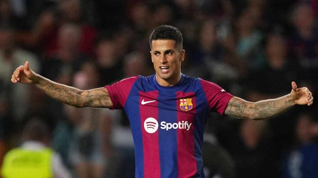 Joao Cancelo suma dos goles y una asistencia en cuatro partidos con el Barcelona.