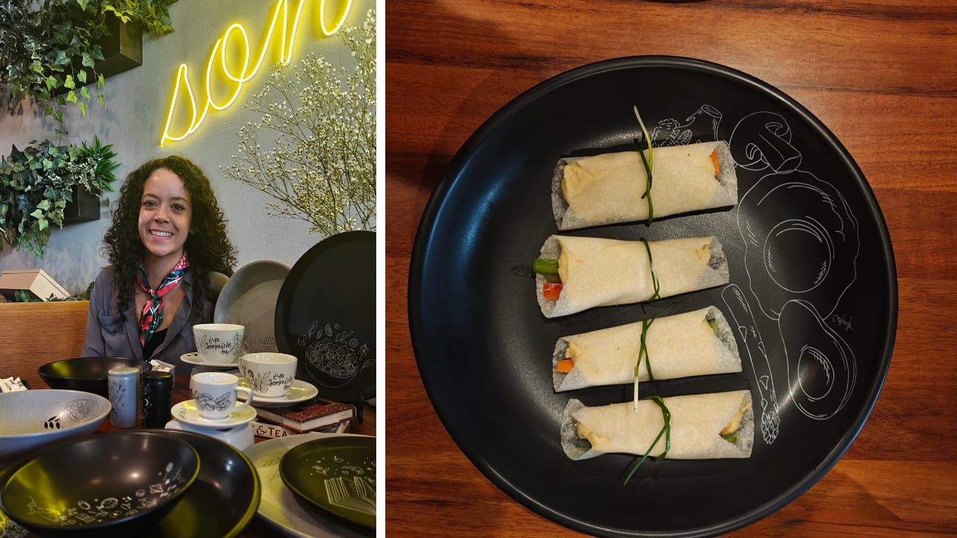 A través de una vajilla intervenida por la artista visual Cecilia Maafs, Giornale redefine el acto de comer como una pausa consciente donde el diseño, el bienestar y la emoción dialogan con la gastronomía