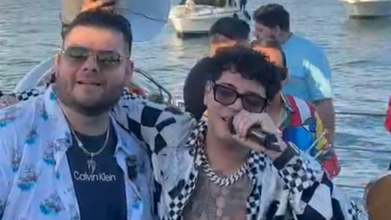 El cantante abre la tercera sucursal de Agustito Sunset