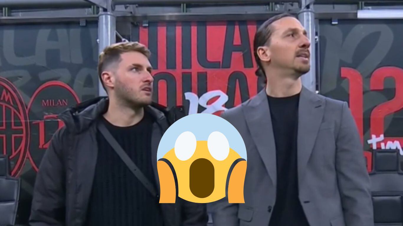 Santiago Giménez y Zlatan Ibrahimovic