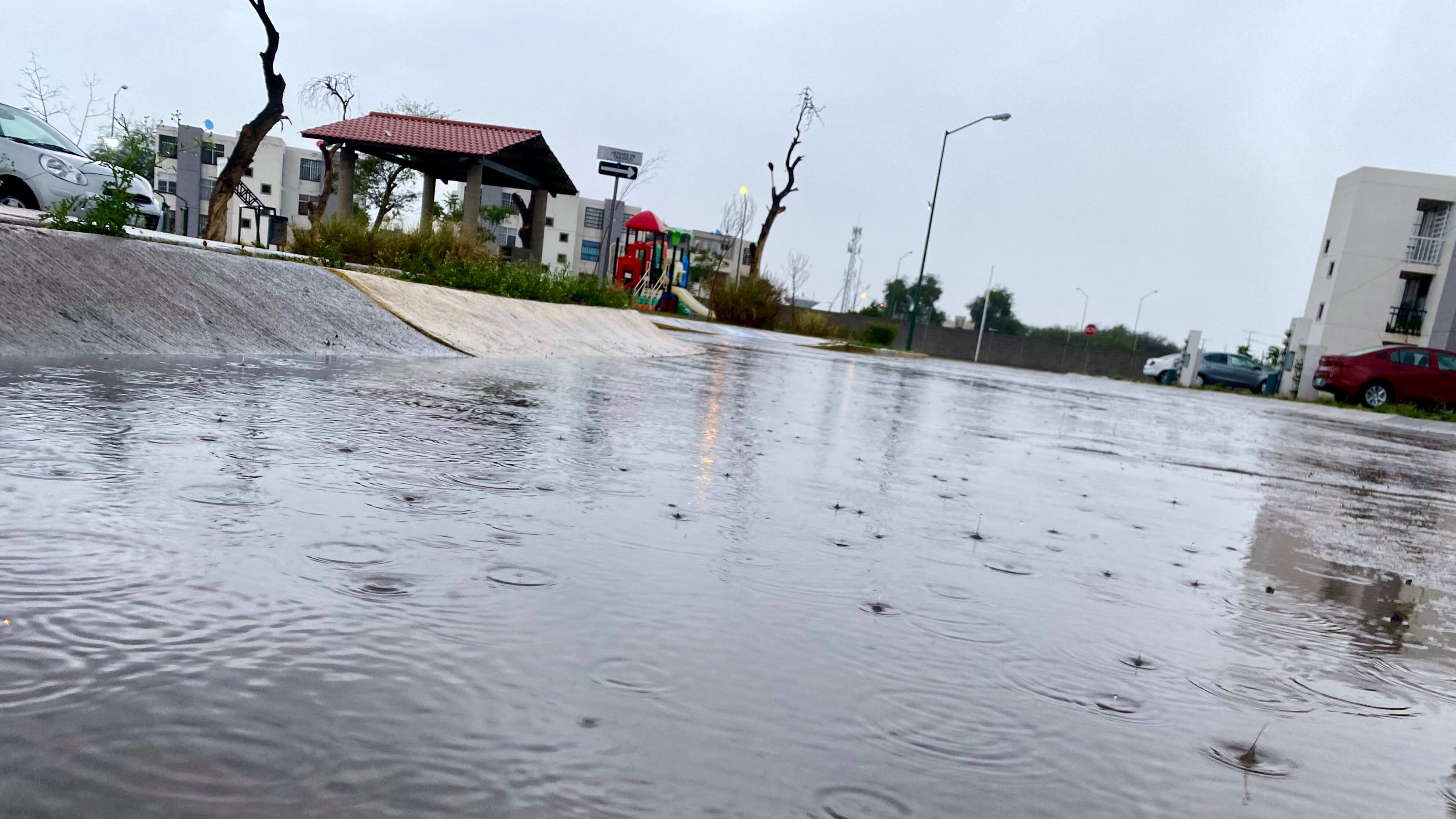 Se han acumulado 27 milímetros de precipitación pluvial.