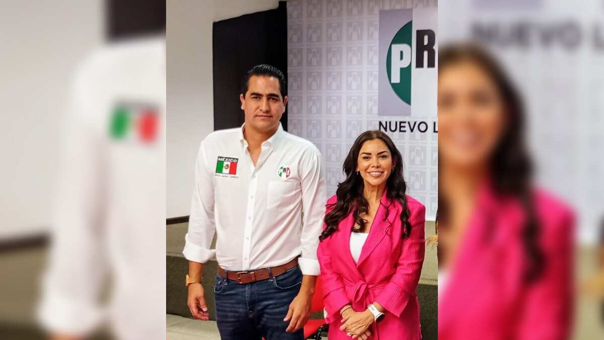 Diego Garay Correa, presidente estatal del PRI y Karina Barrón anunciaron las acciones a seguir.