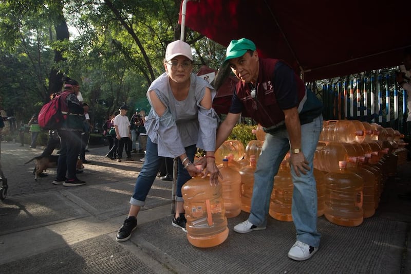 Garrafones de agua en Benito Juárez