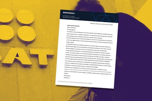 Interfactura admite hackeo, pero niega robo de datos de contribuyentes del SAT
