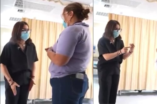 Visita sorpresa de María José Pinto desata reclamo por fallas en la salud pública