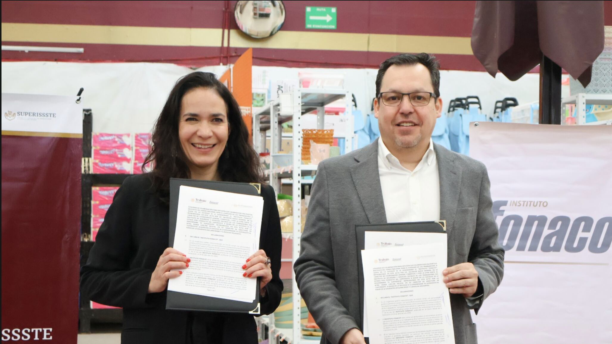 Fonacot y SuperISSSTE firman convenio