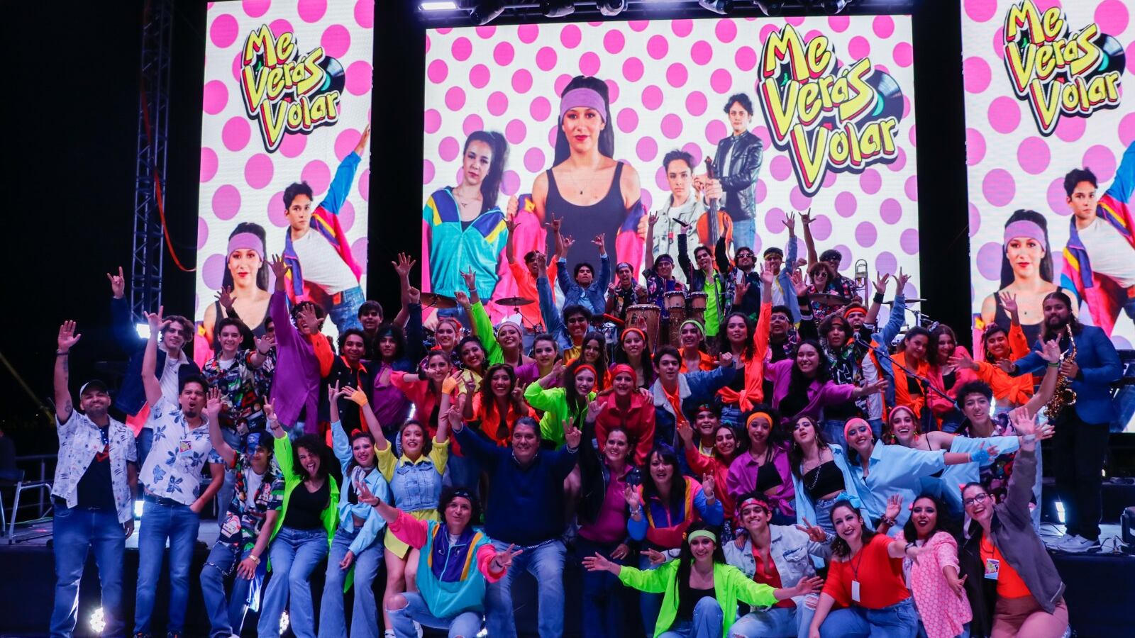 "Me verás volar" es una puesta en escena musical y de baile.