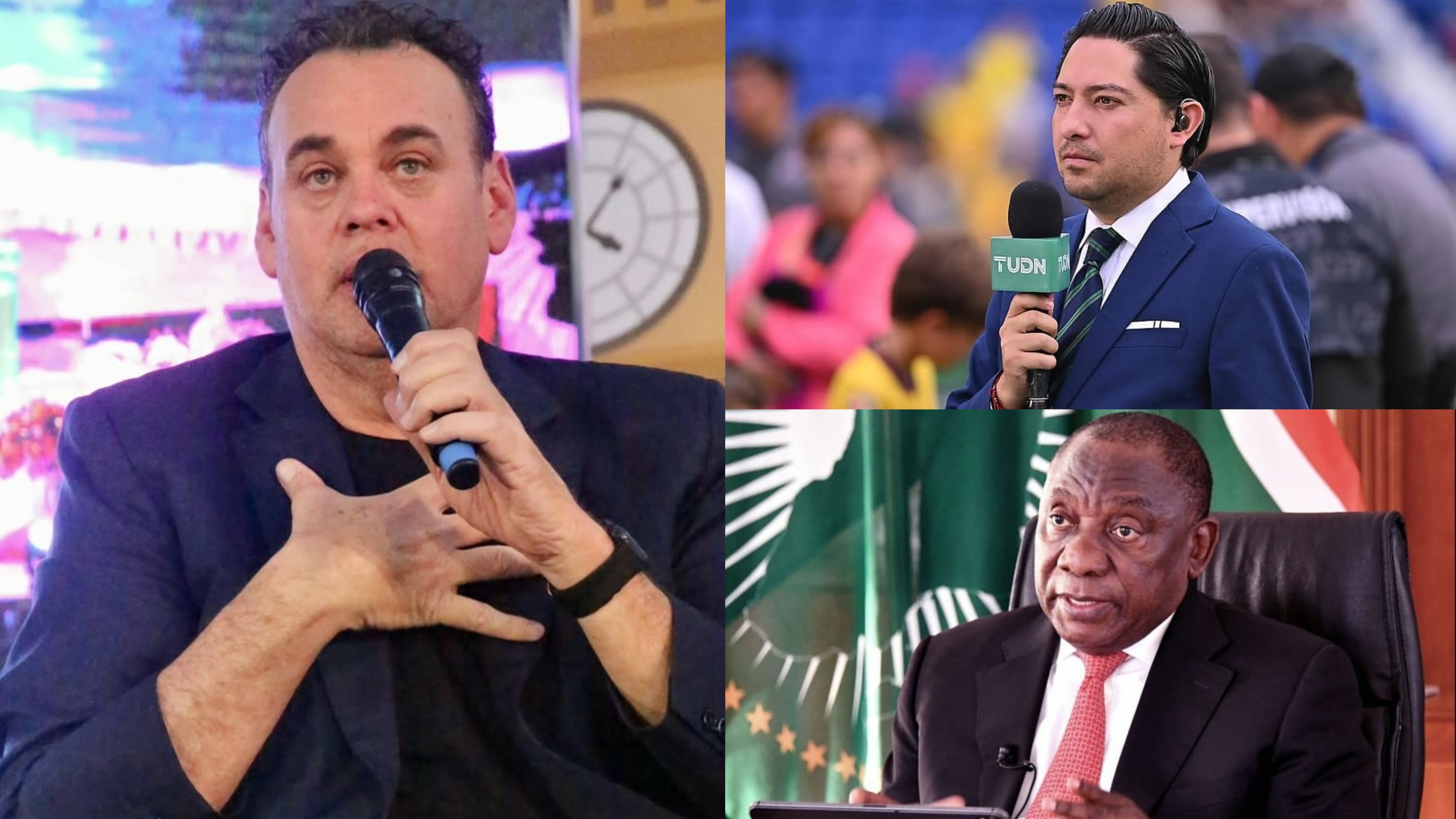 Faitelson estalló contra el presidente de Sudáfrica.