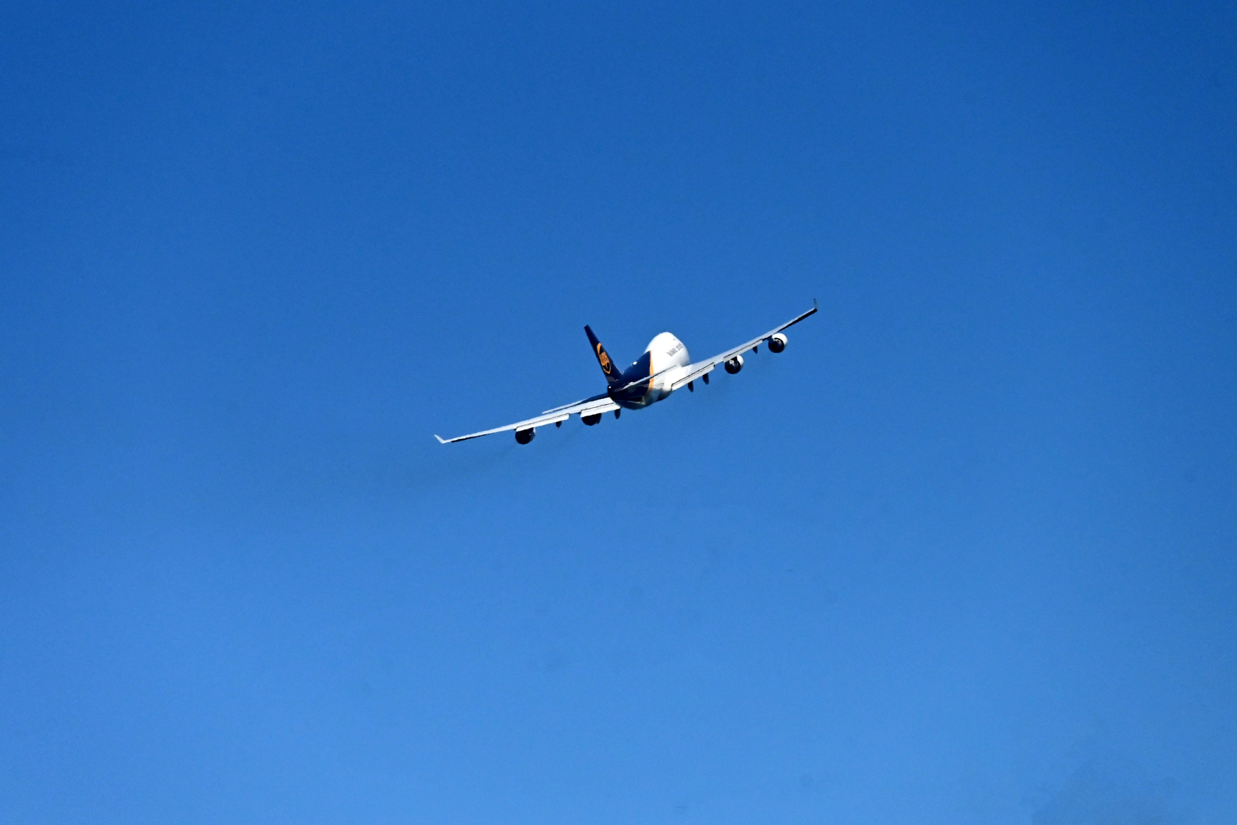 Avión UPS, Boeing 747. Aeropuerto Luis Muñoz Marín. Carolina Metro PR 1 de abril de 2026