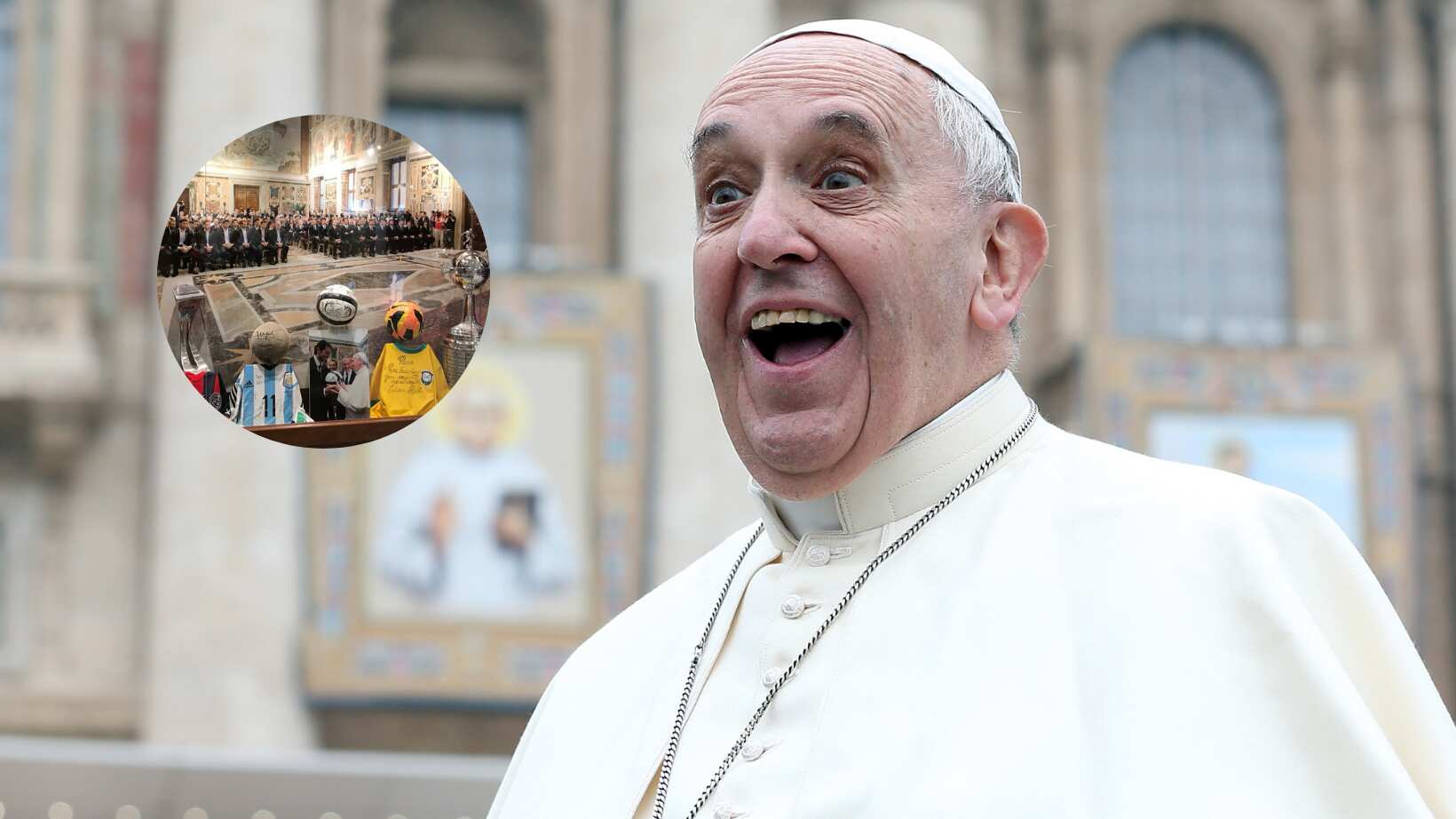 El Papa Francisco tenía su espacio dedicado al futbol en el Vaticano.