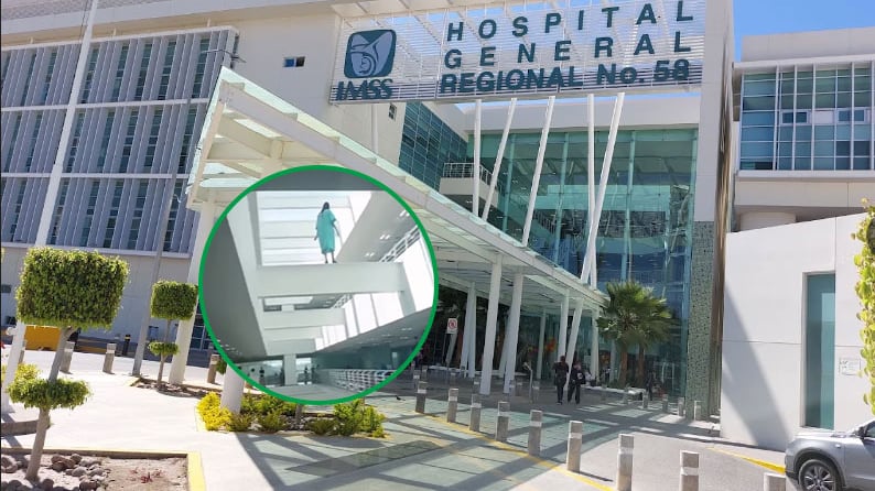 ersonal del IMSS León evitó una tragedia luego de que una paciente caminara por una estructura elevada del Hospital General Regional 58.