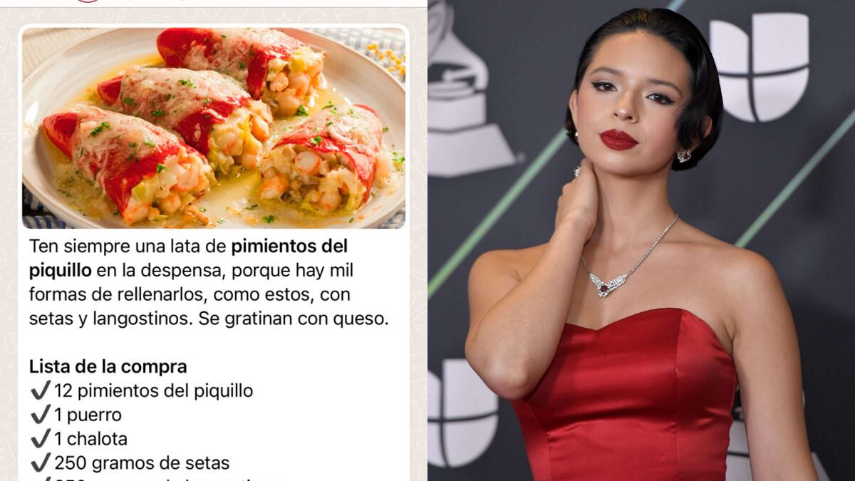 Ángela Aguilar recetas de cocina