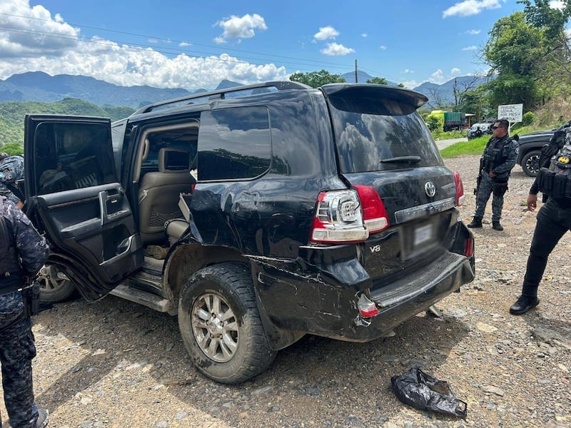 Policías abaten a 4 hombres en enfrentamiento Frontera Comalapa, Chiapas