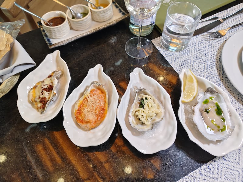 Restaurante Testal, Cocina de Mar