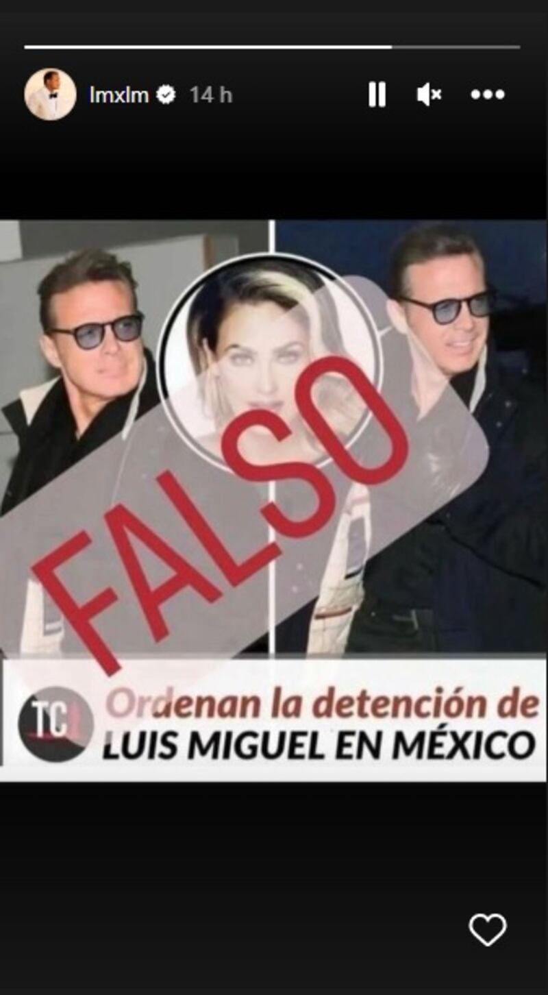 Luis Miguel en Instagram