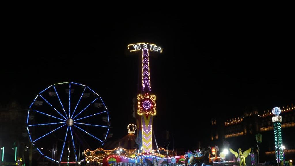 Verbena Navideña en el Zócalo de la Ciudad de México. Foto: GCDMX