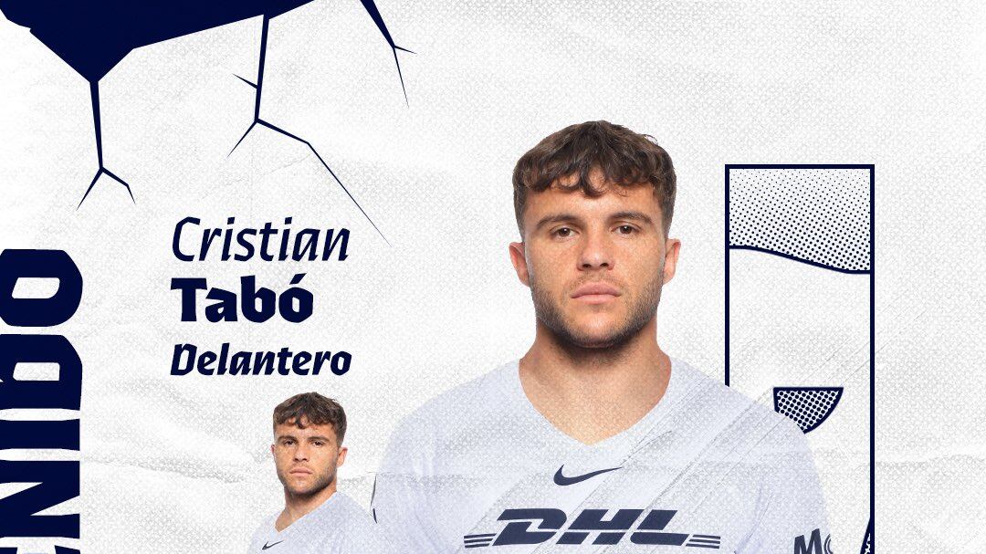 Cristian Tabó buscará un lugar en la delantera de Pumas I @PumasMX
