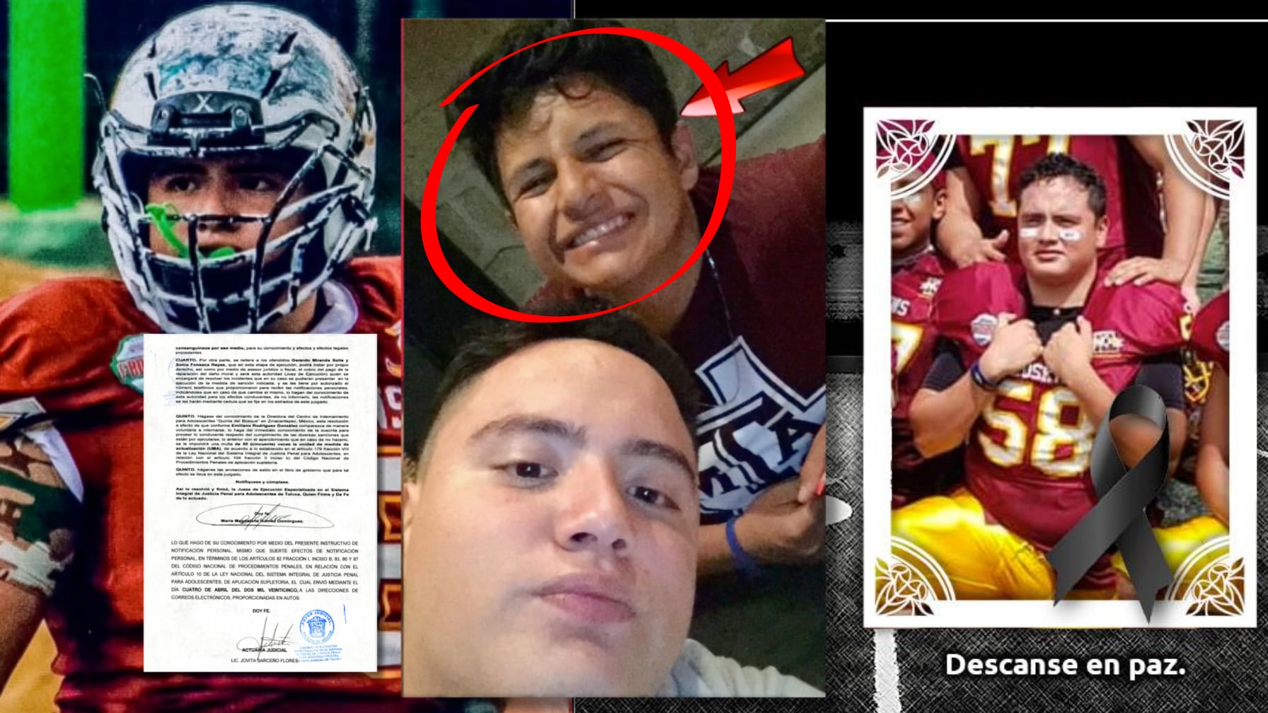 Las autoridades judiciales confirmaron que Emiliano debe cumplir más de cuatro años en reclusión, pero actualmente no ha sido localizado.