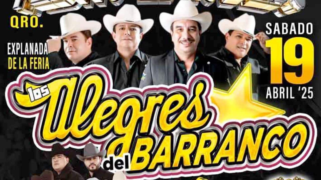 El concierto de 'Los Alegres del Barranco' fue cancelada tras no obtener el permiso de presentarse.