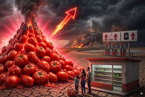 Jitomate dispara inflación: sube 61% y encarece toda la comida