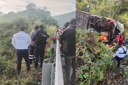 Trágico accidente en Oaxaca: Choque entre tráiler y autobús de pasajeros deja varios muertos